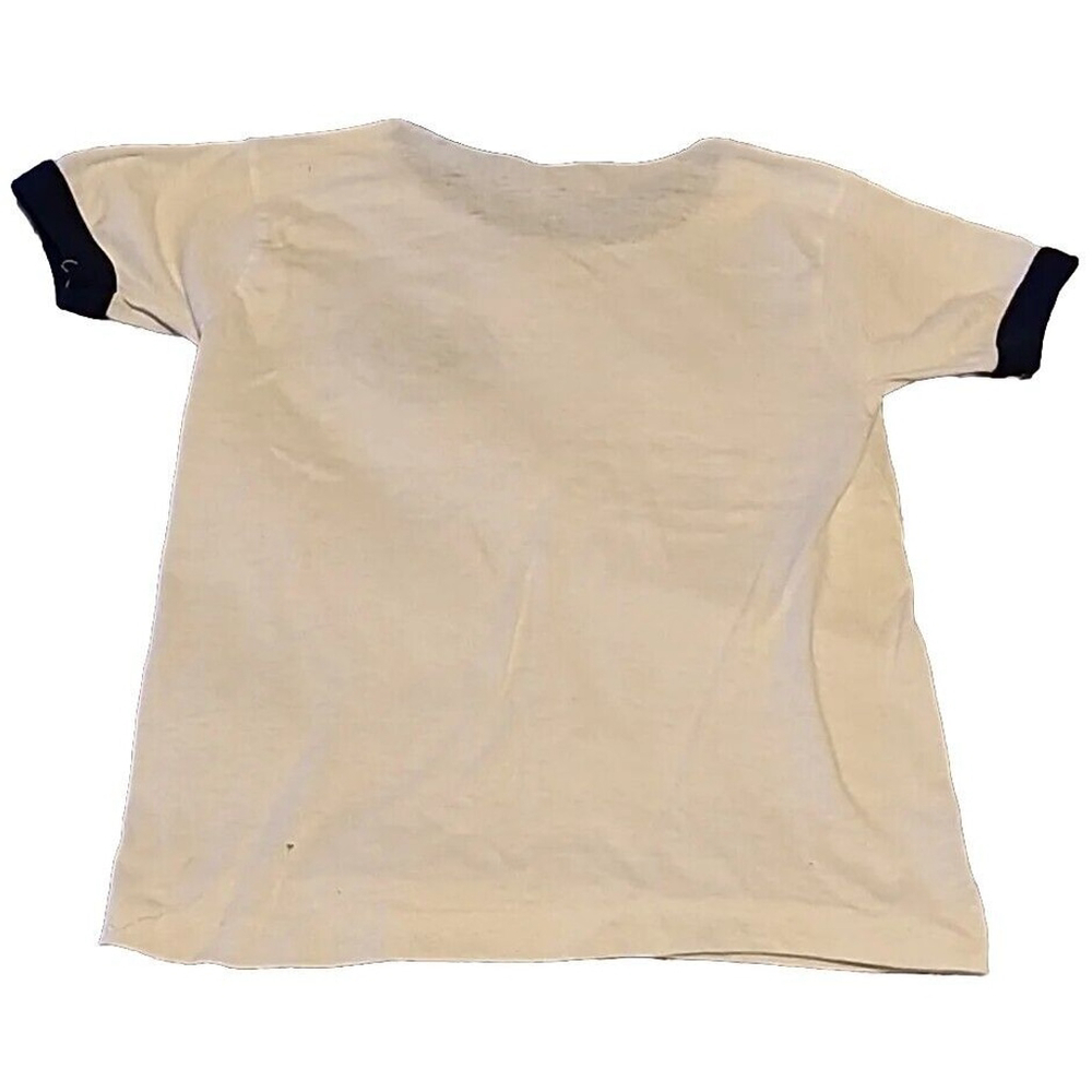 Vintage 1973 Indianapolis Scarborough Peace Games TShirt White Youth Size Small - Picture 5 of 5